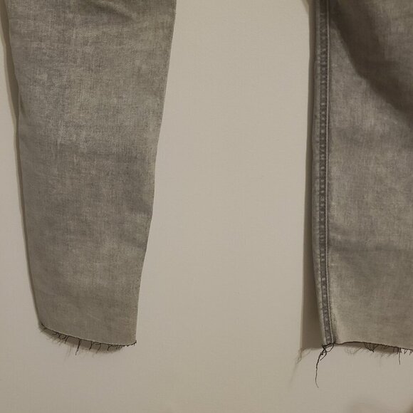 Ava & Viv | Women's Black Acid Washed Distressed Skinny Jeans (Size 14W) - Picture 14 of 15